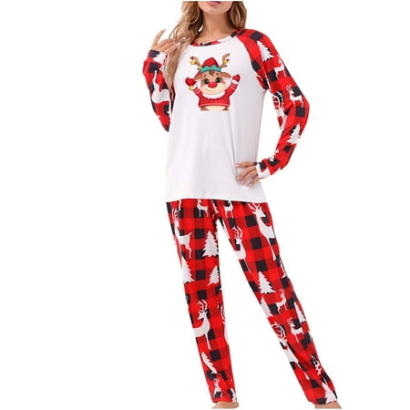 

Matching Family Christmas Pajamas Set Boys Girls Holiday Xmas Pjs for Family Toddlers Kids Children Sleepwear Cotton Womens Mens Pyjamas Jammies