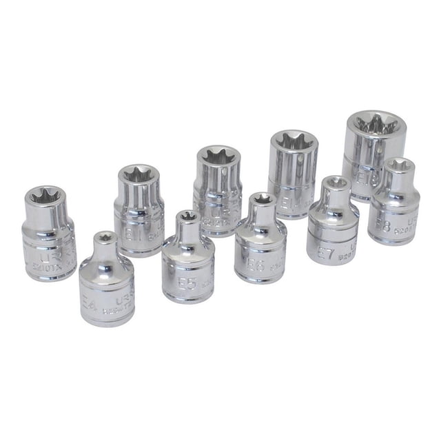 Juego De Dados Y Punta Torx 10 Piezas 5200tx Urrea Urrea 5200TX