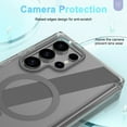 thumbnail image 3 of Dteck Built-in Screen Protector Case for Samsung Galaxy S24 Ultra,Compatible with Mag-Safe Slim TPU+PC Full-Body Stylish Shockproof Protective Transparent Cover,Grey, 3 of 7