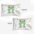 thumbnail image 2 of Hirioo Frog and Mushrooms for Plush Pillow Cover for Bedroom and Living Room ,Elegant, Comfortable Home Decor-20"x30", 2 of 6