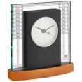 thumbnail image 1 of Reloj de Escritorio Bulova B7750 con Base de Madera de Cerezo y Movimiento de Cuarzo, 1 of 3