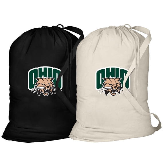 Ohio University Bobcats Laundry Bags 2Pc SET of  Ohio University Clothes Bags - A TOP GIFT