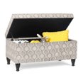 thumbnail image 2 of Homebeez Storage Ottoman Bench with Hinged Lid,Footrest Stool, Coffee Table for the Living Room, Bedroom and Kids Room, 2 of 5
