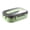 Green, variant on Lunch Box, 9"x6.6"x2.7" Compartment Lunch Box with Lid, Thickened Insulation Heating Fast Food Box, Work Travellers Lunch Box