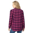 thumbnail image 2 of Woman Within Plus Size Classic Flannel Shirt, 2 of 5