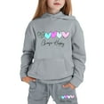 thumbnail image 3 of Toddler Sweatsuit Cotton Graphic Long Sleeve Sweatsuit Pullover Tops and Pants Preppy Fall Boy 2 Piece Outfits, 3 of 7
