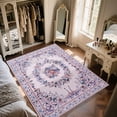 thumbnail image 4 of KOPOEELK 4x6 Area Rug, Pink Butterfly Print Machine Washable Non Slip Low Pile Carpet, Indoor Floor Rug for Bedroom, Living Room and Whimsical Eclectic Home Decor, 4 of 6