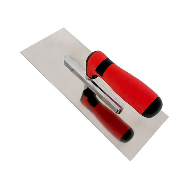 Truelle de Finition en Acier Inoxydable 28*10.7cm - Outil de Plâtrage Sans Rivets pour Carrelage, Maçonnerie et Construction