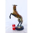 thumbnail image 4 of Nifao Colored rearing horse bronze statue – Home Decor Sculpture, 14"L x 7"W x 21"H, 4 of 11
