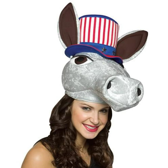 Patriotic Donkey Hat Costume Accessory