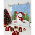 Shower Curtain Waterproof for Bathroom 72x72 Inch, Christmas Xmas Tree