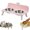 Pink, variant on Raised Dog Bowl Elevated Pet Food Dish with Stand Ergonomic Large Capacity Feeding Solution for Home Balcony Ideal for Pet Owners