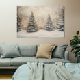 thumbnail image 4 of Yermidi Enchanting Forest Christmas Tree Lights Wall Art Vintage Winter Snowy Landscape Poster Cozy Holiday Glowing Pines Canvas Print Seasonal Decor for Living Room Bedroom, 4 of 7