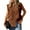 Brown, variant on Women's Sleeveless Sweater Vest with Button Up Cable Knit Crew Neck Trendy Casual Loose Summer Cardigan