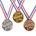 thumbnail image 4 of 36 Pieces Winning Medals Kids Plastic Gold Silver And Bronze Medals For Kids Party Decoration And Sports Awards, 4 of 5