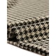 thumbnail image 5 of INSPIRAR CHIC Blusa de Cuello Barco de Cuadros de Manga 3/4 Houndstooth M Negro Caqui, 5 of 6