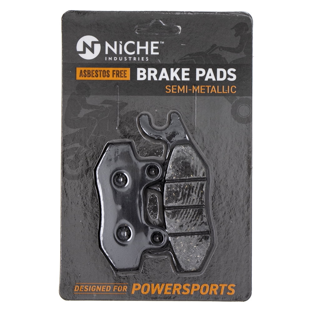 Niche Brake Pad Set for Kawasaki Ninja ZX6R Organic Motorcycle 519