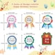 thumbnail image 4 of 200PCS Happy Birthday Badge Stickers It's My Birthday Stickers Self-Adhesive Scrapbooking Cards Decals for Classroom Party Decoration, 4 of 4