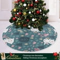 thumbnail image 6 of Coolnut Christmas Tree Skirt, 48", Easter Tree Skirt Double Layers Polyester Easter Tree Skirt for Easter Holiday Party Decoration, 6 of 6