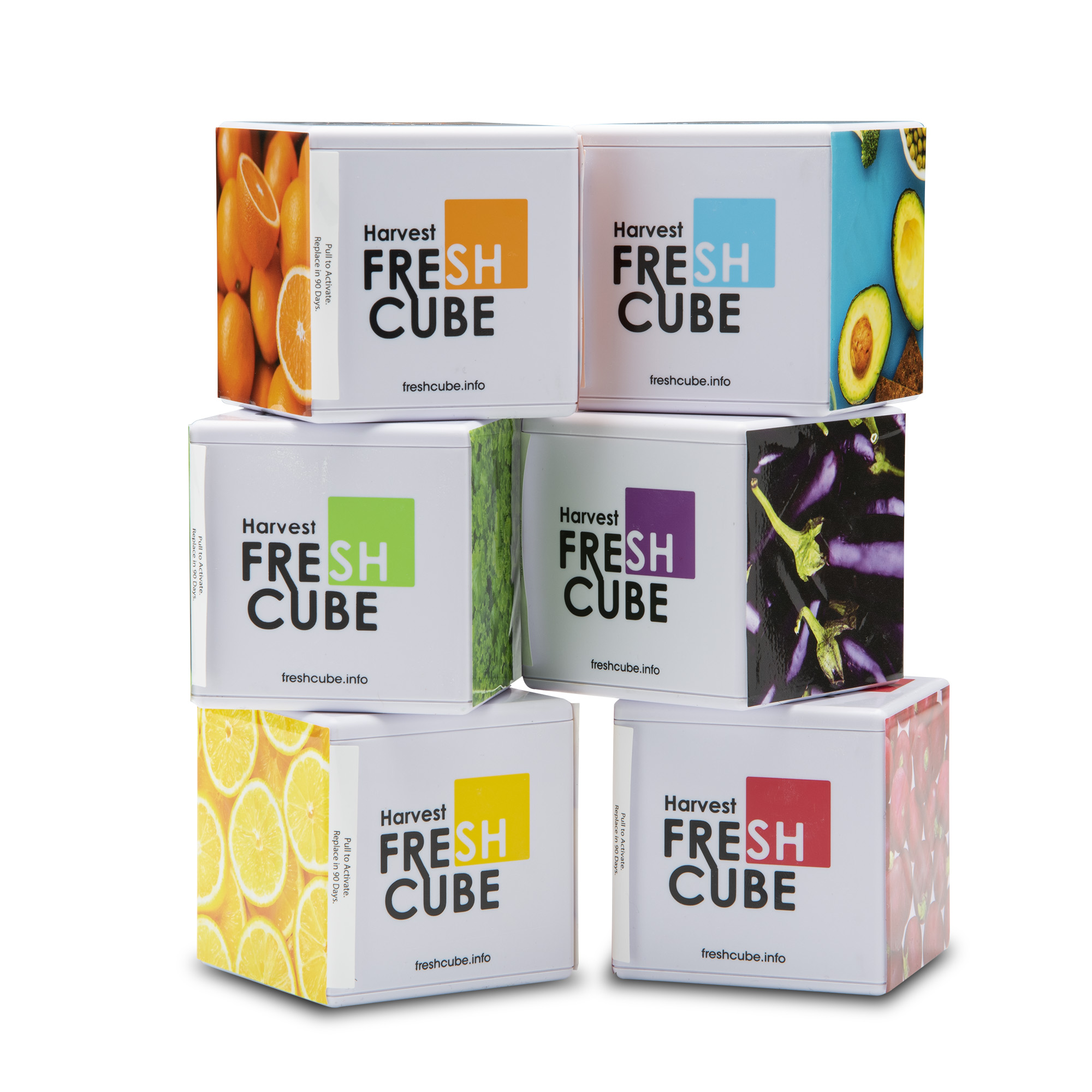 Priority Products Harvest Fresh Cube Produce Saver for Refrigerator, 2 Pack