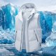 thumbnail image 4 of Kalauyu Men's Puffer Hoodie Vest Winter Zipper Outerwear Vests Warm Wind-Resistant Sleeveless Puffy Jackets, 4 of 5