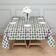 thumbnail image 3 of Colorful Skull Pattern Square Tablecloth,Waterproof Square Table Cover,Wipeable Spillproof Washable Table Cover for Home Kitchen Party Decor 42"X42"(107x107cm), 3 of 6