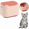 thumbnail image 2 of Cat Litter Waste Disposal Bin Small Pet Trash Can Press Type Double Layer Closed Garbage Box for Home Bathroom Pet Area, 2 of 7