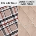 thumbnail image 3 of Duuclume Dog Plaid Coat,Reversible Dog Coat Pet Cold Weather Winter Outdoor Jackets (Blue/L), 3 of 6