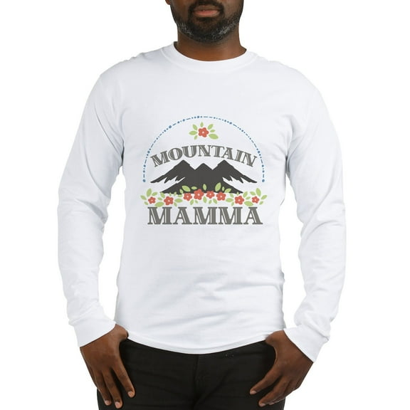 CafePress - MOUNTAIN MAMMA Long Sleeve T Shirt - Unisex Cotton Long Sleeve T-Shirt