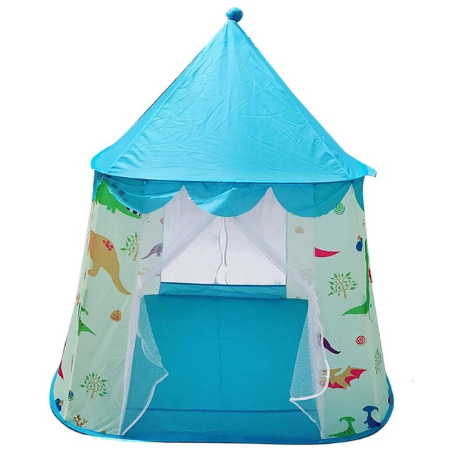 Tienda Temática De Dinosaurios Azul Yotijar Cubierta Para Niños Con Bolsa De Almacenamiento De 120