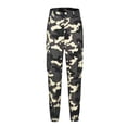 thumbnail image 3 of Tiqkatyck Cargo Pants Women, Military Camouflage Camo Pants Womens Casual Cargo Trousers, Pants for Women Khaki, 3 of 5