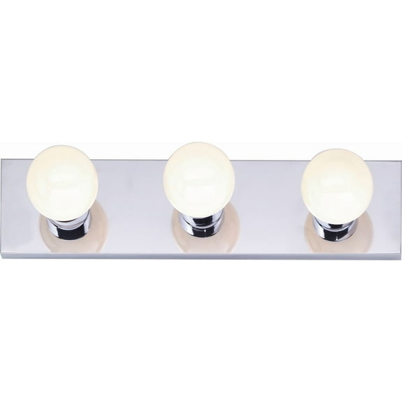 60/6112 Nuvo Lighting 3 Light Bath Vanity-24 Inches Wide by 7.63 Inches High-Polished Chrome Finish