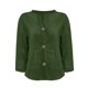 thumbnail image 2 of TaTaai Women's Summer Cardigan Top V-Neck Long Sleeve Linen Cotton Blend Button Front Loose Fit Casual Blouse Gift, 2 of 4