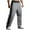 Gray, variant on Mlzmgr Sweatpants for Men Loose Fitted Drawstring Elastic Waist Trousers Athletic Workout Gym Pants
