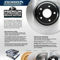 thumbnail image 2 of Dura International BR90046802 Front Vented Disc Premium Electrophoretic Brake Rotor, 2 of 3
