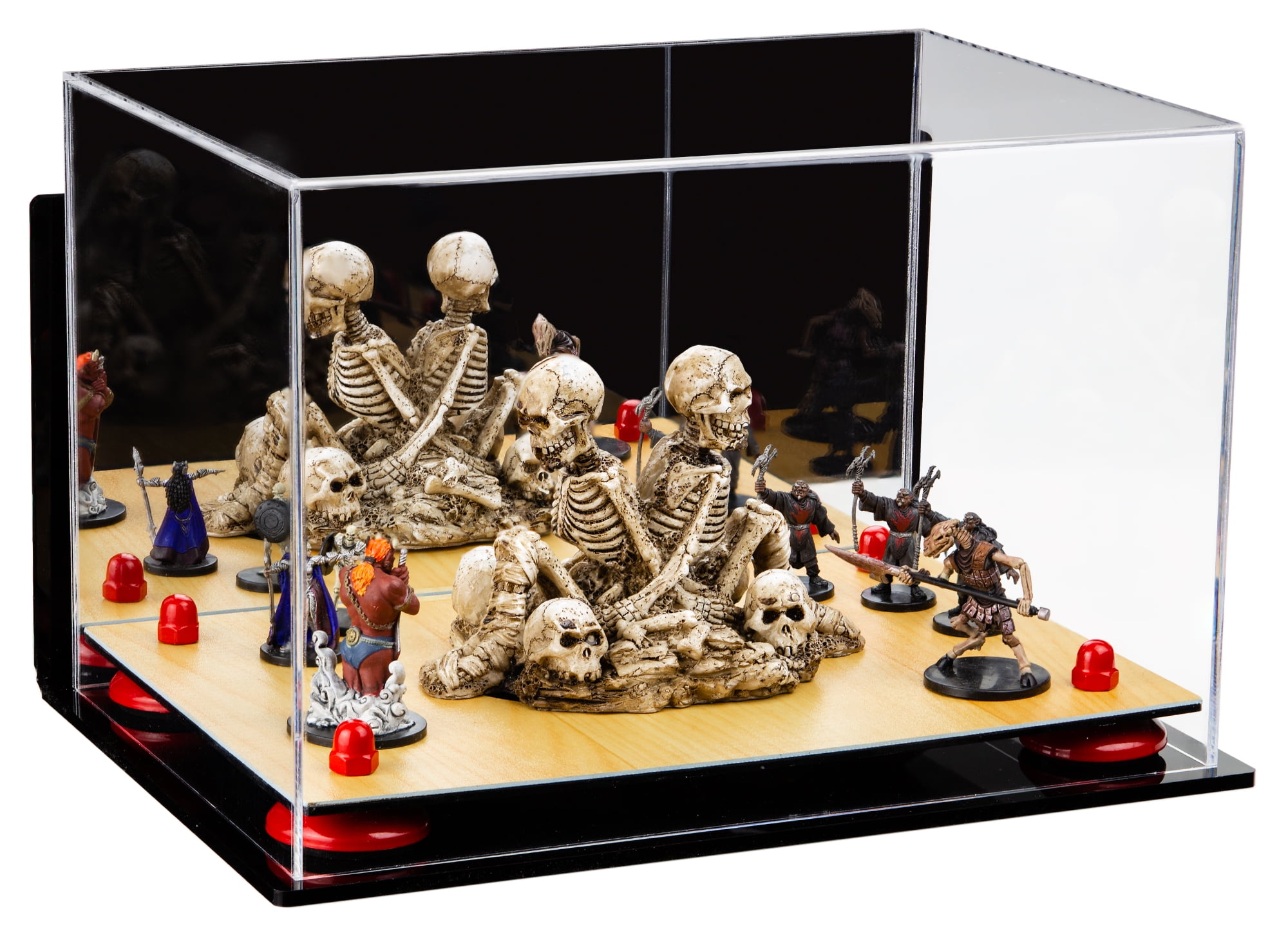 Versatile Deluxe Acrylic Display Case - Medium Rectangle Box with ...