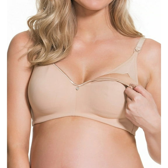 LEADING LADY Warm Taupe Luxe Body Backsmooth T-Shirt Bra, US 48C, UK 48C, NWOT
