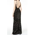 thumbnail image 2 of Jump Apparel Womens Glitter Gown Dress, Black, Juniors, 1/2, 2 of 3