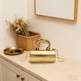 thumbnail image 6 of Anhility Women's Evening Bag Clutch Purse Trendy Party Wedding Handbag with Chain, Party, Wedding, Gift for Valentines Day, Mother's Day, Birthday, Gold, 6 of 6