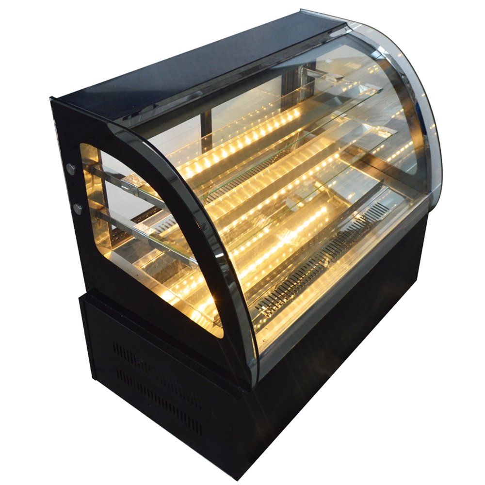 INTSUPERMAI 35" Commercial Countertop Refrigerator Display Case Cake Showcase Cooling Display