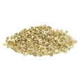 thumbnail image 3 of Triturado Vidrio Chips 100g/3.5oz 2mm-4mm Irregular Metálico Brillante Vidrio para Artesanía Bricolaje Jarrón Relleno Epoxi Resina Decoración, Claro Oro, 3 of 5