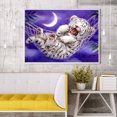thumbnail image 1 of Cuadros Decorativos 5D Full Drill Diamond Painting DIY Little Tiger Rhinestone Cuadro Arte de la pared Ehuebsd Nuevos Originales, 1 of 9