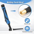 thumbnail image 4 of -26F TIG Torch Body TIG26F Welding Torch Head WP26 Flex Air Cooled Gas Tungsten Arc Welding GTAW A-2, 4 of 5