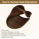 thumbnail image 5 of Extensiones de cabello StrRid, extensión de cola de caballo, clip ondulado de 22.0 in de largo, cola de caballo sintética para adultos y mujeres, coletas rizadas, clips en postizos para bodas, fiestas, 5 of 5