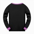 thumbnail image 5 of TOWED22 Cute Baby Girl Clothes Long Sleeve Print Sweatshirt Top and Pants Set Toddler Girl Fall Outfits Size:4-5 Y,Color:Black, 5 of 6