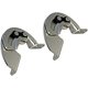 thumbnail image 1 of 1 Pair 90 Degree Concealed Door Hinges Industrial Equipment Carbon Steel, 1 of 5