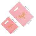 thumbnail image 2 of FRCOLOR 200pcs Thank You Bags Plastic Shopping Bags With Handles For Retail Packaging Small Business Boutique Party Favors, 2 of 8