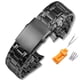 thumbnail image 3 of Correa de acero inoxidable fina para reloj Casio 5345 EF539 EF-539 EFR-539BK EFR-539D Correa de reloj EDIFICE 27*16 mm Plata Negro, 3 of 5