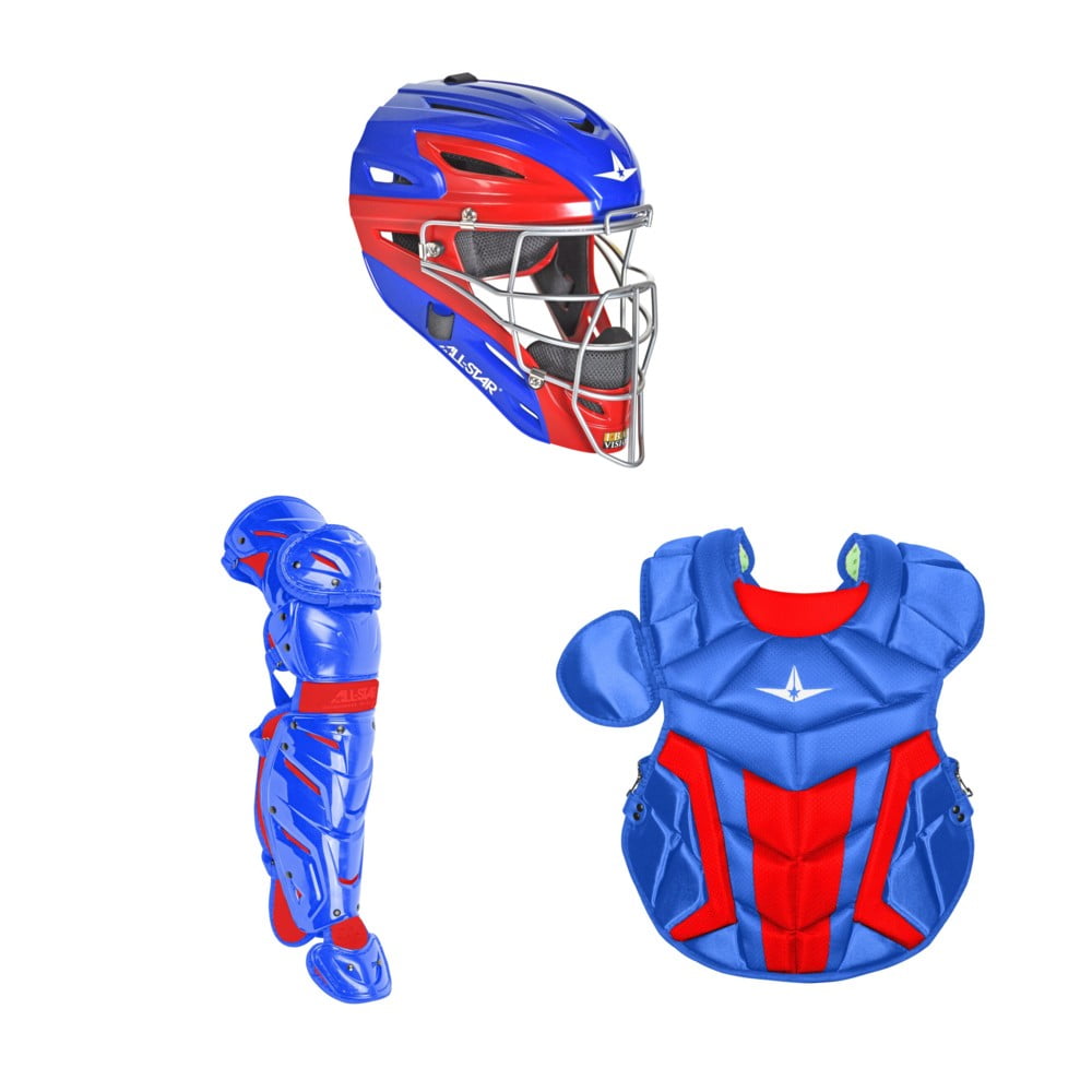 red white blue catchers gear