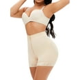 thumbnail image 2 of Cilcicy Women Plus Size Side Zipper One-piece Abdominal Shrinking Hip Lifting Body Shaping Shapewear, 2 of 4